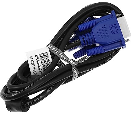 jojofuny 2 Piezas Cable Vga Vga de Duradero y Multifuncional para Portátil para Conectar Monitor o Proyector