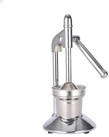 Cast Iron Citrus Juicer Extra-Large Commercial Grade Manual Hand Press Heavy Duty Countertop Squeezer For Fresh Orange Juice Lemon Juice Commercial Lemon Squeezer And Orange Crusher Easy To Clean(Whit