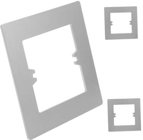 DECOMELODY 3 Stück Steckdosenabdeckungen Polycarbonat Lichtschalter Wandabdeckung Fugenreparatur Dekorative Abdeckung Für Zuhause