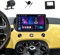 4G+64G GOHHDL Android 13 Autoradio per Fiat 500 2007-2015 con Senza Fili Carplay Android Auto, 9 Pollici Radio Auto Schermo 2Din con GPS Navi WiFi Bluetooth FM/RDS SWC + Retrocamera + MIC