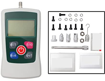 Misuratore di forza digitale AMF500N Misuratore di forza digitale Misuratore di forza di spinta Dinamometro digitale Misuratore di forza di presa per laboratori didattici scolastici