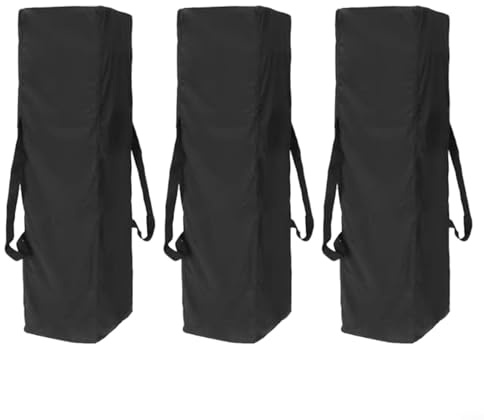 Funda para muebles de exterior, bolsa de almacenamiento al aire libre, funda de lona impermeable con correas de transporte para muebles de patio, equipo de tienda de campaña, totalmente impermeable