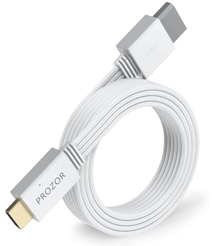 PROZOR Wii to HDMI Converter 2M/6.6FT Adapter Cable | Plug and Play, HDMI Adapter for Wii, Wii U, Supports 1080p HDTV Connection with Easy Setup for Home Gaming