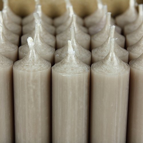 Stabkerzen 250 x 22 mm durchgefärbt, lange Tischkerzen aus RAL-Paraffin, rußarm und geruchsneutral, Made in Germany für Tischdekoration