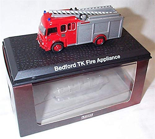 atlas editions Red Bedford TK Feuerwehrgerät, Feuerwehrauto, Rettungsdienstfahrzeug, Maßstab 1:76, Druckguss-Modell