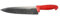 SENO & SENO - Chef’s Secret Coltello Trinciante Professionale – Lama Acciaio Inossidabile Alta Durezza – Manico Ergonomico Rosso – Perfetta Aderenza – Per Lavorazione Carni Sicura