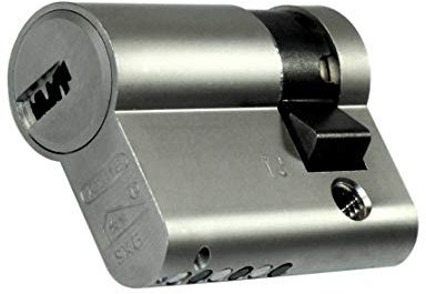 Profilzylinder, Knaufzylinder, Halbzylinder als Erweiterung für ABUS Schließungen der Serie EC 550 (für Schließungsnummer von SM00001 bis SM30000) (Halbzylinder A:50mm B:10mm)