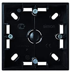 SIMON Caja SUPERFÍCIE 1 Elemento 15, Termoplástico, Grafito, 0