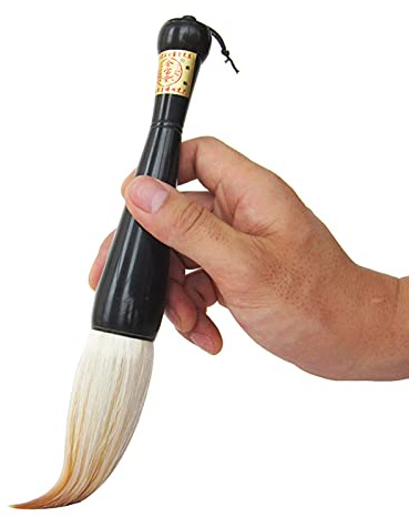Eccellente grande pennello per calligrafia cinese, pennello premium per pittura dei capelli scrittura Sumi pennello disegno acquerello Kanji pennello