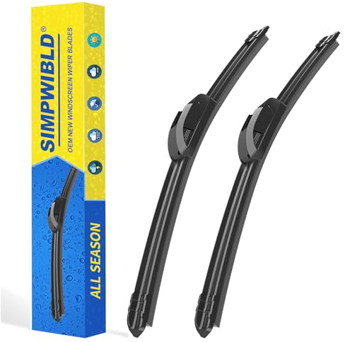 2 Factory Wiper Blades Replacement For 2019-2020 GMC Canyon/2003-2008 Mazda 6 Original Equipment Windshield Wiper Blades Set 22+18 (Set of 2) U/J HOOK