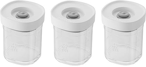 ZWILLING Fresh & Save Cube 3 Stück Gewürzaufbewahrung Organizer Vorratsbehälter Aufbewahrungsboxen aus Kunststoff, BPA-frei, luftdicht für trockene Lebensmittel zur Aufbewahrung von Kräutern, Gewürzen
