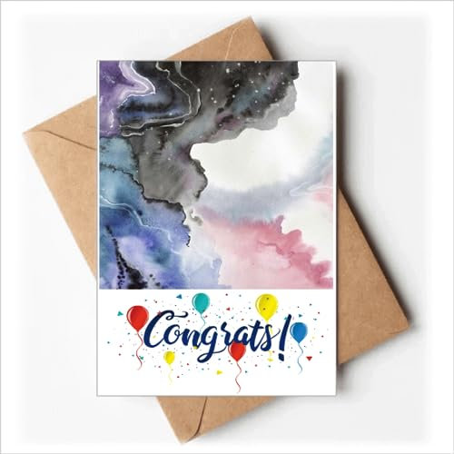 Aquarell-Tinte Schattierung Hochzeit Karten Glückwunsch Gruß Umschläge