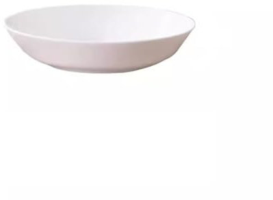 Piatto da Festa Piatto da portata in porcellana bianca pura, piatto rotondo, piatto fondo in ceramica for uso domestico, piatto fondo in porcellana bianca, piatto da cucina Piatto Pizza ( Color : A*4