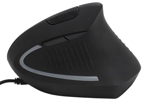 Plyisty Souris Verticale Filaire Ergonomique, Souris Optique Réglable 3200 DPI pour Droitier, avec Mise en Veille et Réveil Automatiques, pour Ordinateur Portable, PC