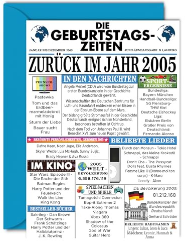 Stuff4 21. Geburtstagskarten für Männer und Frauen