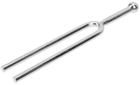 Mikinona 440 Hz A Stimmgabel aus Edelstahl für Gitarre und Cello mit Runder Form Tragbar und Verbessert das Stimmgerät für Streichinstrumente