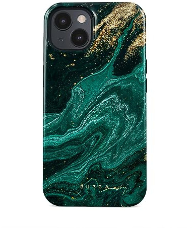 BURGA Handyhülle für iPhone 15 Plus – Unisex Hybrid-Schutzhülle mit stoßdämpfendem TPU & kratzfester Außenschale, erhöhter Displayrand, MagSafe-kompatibel, kabelloses Laden, stylisches Design