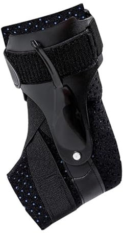 OYIWINMI Fascia per caviglia sinistra, per caviglia e caviglie, traspirante, per caviglia regolabile, con chiusura in velcro, per uomo e donna, sport, M