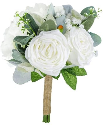 KiBcsLic Hochzeit Brautstrauß Brautjungfer Blume Rustikale Blumenarrangements Elegante Werfen