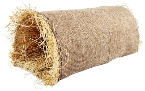 Hasenhaus, Kaninchen, Gras-Tunnel, Nest für kleine Haustiere, kleines Nest, Spielzeug-Tunnel, natürliches Verstecken, Schlafen, Spielen für drinnen und draußen