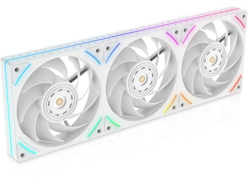 Thermalright TL-UB36W 360 mm PC kylfodral med en ram | 2150 varv/min hastighet | ARGB-belysning | högt luftflöde | Enkel modulkabel, för chassi och vätskekylare