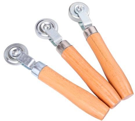 Happyyami Compattatore Per Pneumatici Auto 3 Pezzi Set Rulli Da 3mm 6mm 12mm Per Pneumatici Auto Strumento Compatto Per Adesione Toppe e Sigillatura Duratura Attrezzo Professionale