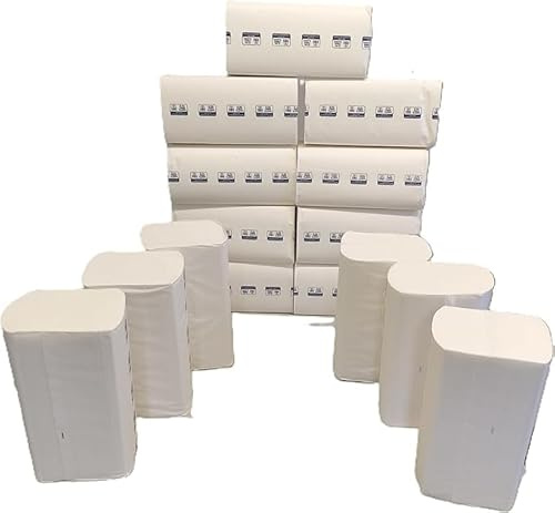 JOKOLO Selpak Professional Z Fold - Toallas de papel desechables de 2 capas, suaves, absorbentes, paquete de 15 3990 hojas, higiénicas, ideales para individuos, hogar, oficina o negocios (blanco