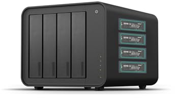 TERRAMASTER D8 Hybrid 2 Boîtier pour 4 HHD et 4 SSD NVMe (sans Disque) | Stockage USB-C USB 3.2 Gen 2 (10 Gbit/s), prise en charge de 8 disques indépendants, Plug and Play (sans disque)