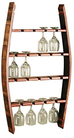 LH-Scaffalature Porta Bottiglie Scaffale per Vini in Legno massello con Parete in Stile Europeo, portabottiglie in Vetro per Vino e ripiano portaoggetti per Cucina/Bar/Ristorante