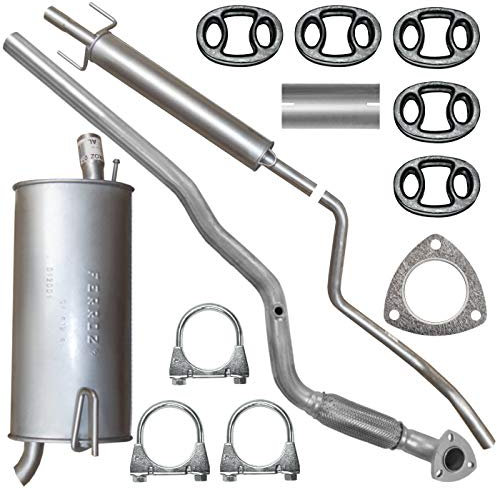 Adamot Auspuffanlage Schalldämpferset Auspuff für Opel Meriva A 1.6i