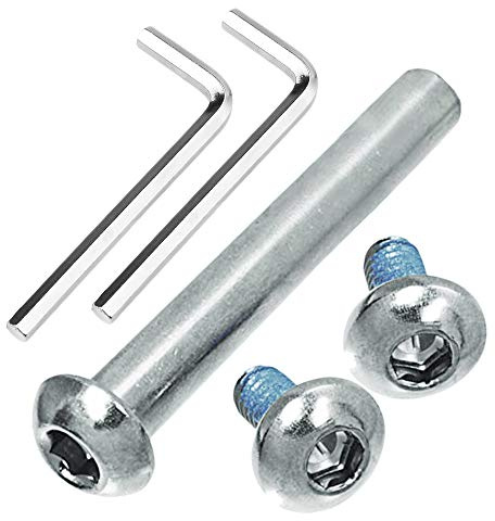 Tornillos M8 x 57 mm para patinete infantil de 2-3-4 ruedas, de repuesto, micro, plegable, patinete para niños, reparación de ejes