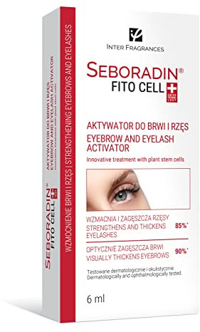 Seboradin Activateur de Croissance des Cils et Sourcils 6 ml | Serum pour Cils et Sourcils Allonger et Fortifier | Sérum Cils Croissance | Eyelash Eyebrows Conditioner | Sérum Ingrédients Naturels