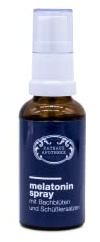 RATHAUS APOTHEKE WIEN Melatonin Mundspray mit Bachblüten – 30 ml – Einschlafhilfe bei Jetlag – Apothekenqualität