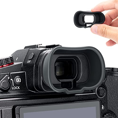 KIWIFOTOS Verlängerungsokular für Sucher der Pana. LUMIX DC-GH6 GH5S GH5 | Ersetzt 4YE1A561Z|Weiches Silikon|Robustes ABS|Blockiert Streulicht & Studiolicht|Schutz vor Stößen & Kratzern