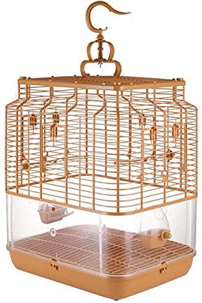 SUNESA Vogelvoliere vogelkäfige Kreativer Luxusvogelhaus 38cm Großraum Großer Vogelkäfig for Macaw wasserdichte Innen- und Außendosen-Dual-Use-Acryl-Vogelkäfig Vogelhaus