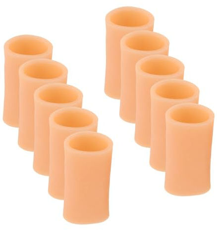 Mikikit 5pares Antifricción De Silicona Fundas Protectoras Para Dedos De Unidades Para Escribir y Proteger Manos