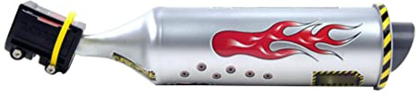Echo de escape de bicicleta con efecto de sonido, sistema de sonido Pit Pit Bike Bike Turbo Pipe Motorcycle Rideo Maker para accesorios de ciclismo..