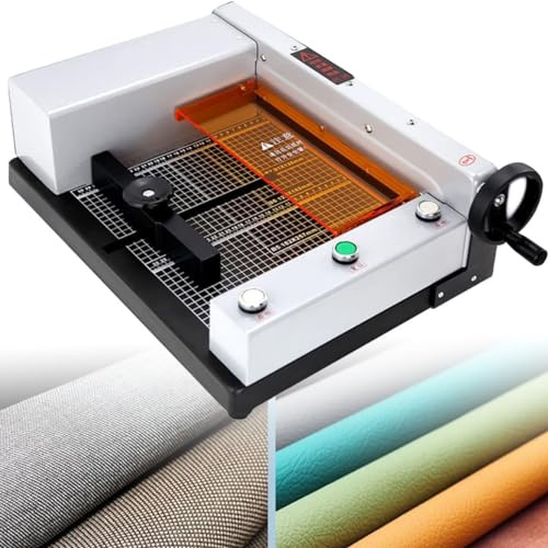 Elektrischer Papierschneider, Desktop- und Industrie-Papierschneidemaschine, Schnittbreite 0-300 mm, Schnittstärke 40 mm, Papierschneidemaschine, elektrischer Lederschneider