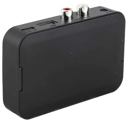 ACOGEDO Receptor NFC 5.3 con Reproducción de 3,5 Mm y USB para Parlantes de automóvil: Llamadas Manos Libres y Conexión de Dispositivo Dual