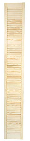 Pine Wood Louvre Door, Vented Open 2013 mm x 294 mm