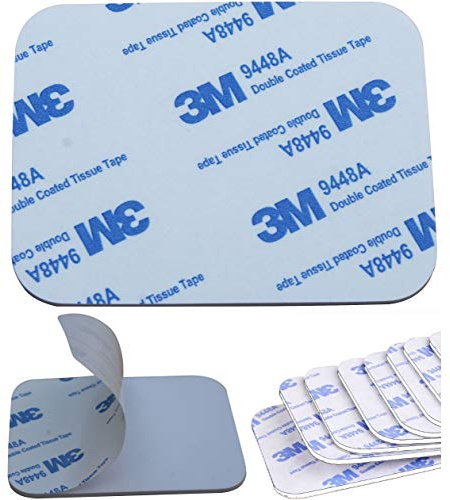 White 3M EVA FOAM Self Adhesive Pads ~ 78mm wide x 61mm long x 2mm or 3mm thick~ Sticky Adhesive DOUBLE SIDED Tape ~ 9448A (2, 2mm thick)