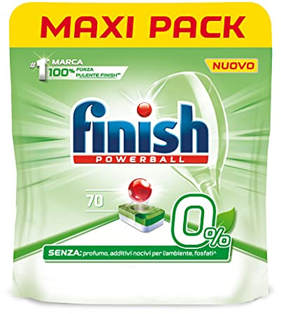 70 Tabs para lavavajillas, fórmula 0%