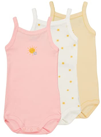 Petit Bateau Baby MädchenTrägerbody (3er Pack) , Variante 1, 6 Monate