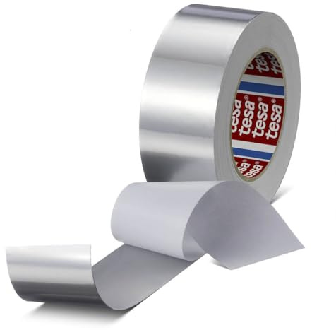 Tesa 60632 Aluband Leitfähig, 50mm x 50 m, Haftung 8N/cm