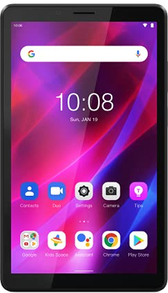 Lenovo Tab M7 (3rd Gen) 7 Inch HD Tablet (2GB RAM, 32 GB Storage, Android 11) - Iron Grey (Renewed)