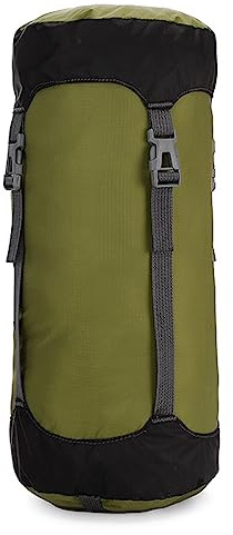 TRIWONDER Kompressionspåse för Sovsäck, Lätt och Kompakt, Reseförvaring för Outdoor Camping Vandring Ryggsäcksresa (Grön, M - 15 L)