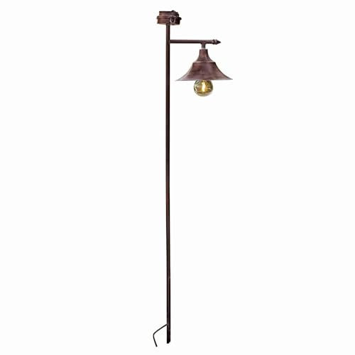 Loberon Solar-Laterne Kaley - Used-Finish - Matte Optik - Solarbetrieben - Gartenbeleuchtung - Outdoor - Eisen, antikbraun