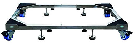 Ruedas para Frigorífico Congelador Carro de Frigorífico Congelador Ajustable de Alta Resistencia Levantando el Aparato 10.5cm Universal Lavadora Stent Secadora y Frigorífico Bandejas de Suelo Acero
