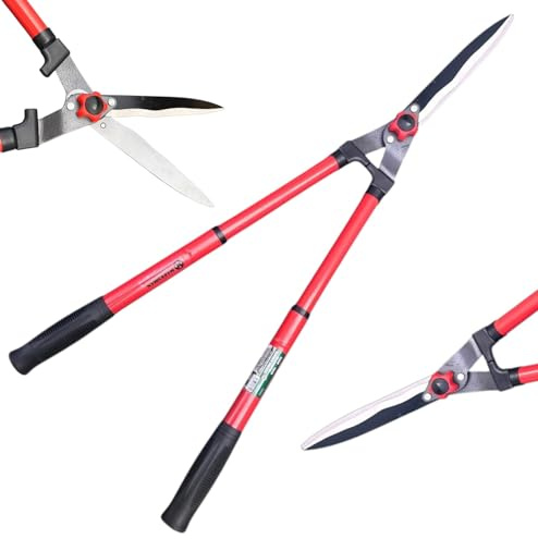 Adjustable Telescopic Garden Shears - Extendable 56cm to 78cm Hedge Trimmer - Heavy Duty Pruning Tool for Gardening and Landscaping