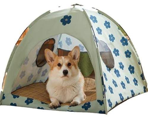 Haustierbett Hundezelt, Haustierzelt, Für Draußen, Katzenhaus, Hundehaus, Innenbett, Faltbares Katzenbett, Katzenzelte Für Hauskatzen Katzenbett Hundebett(A,48 * 48 * 42cm)